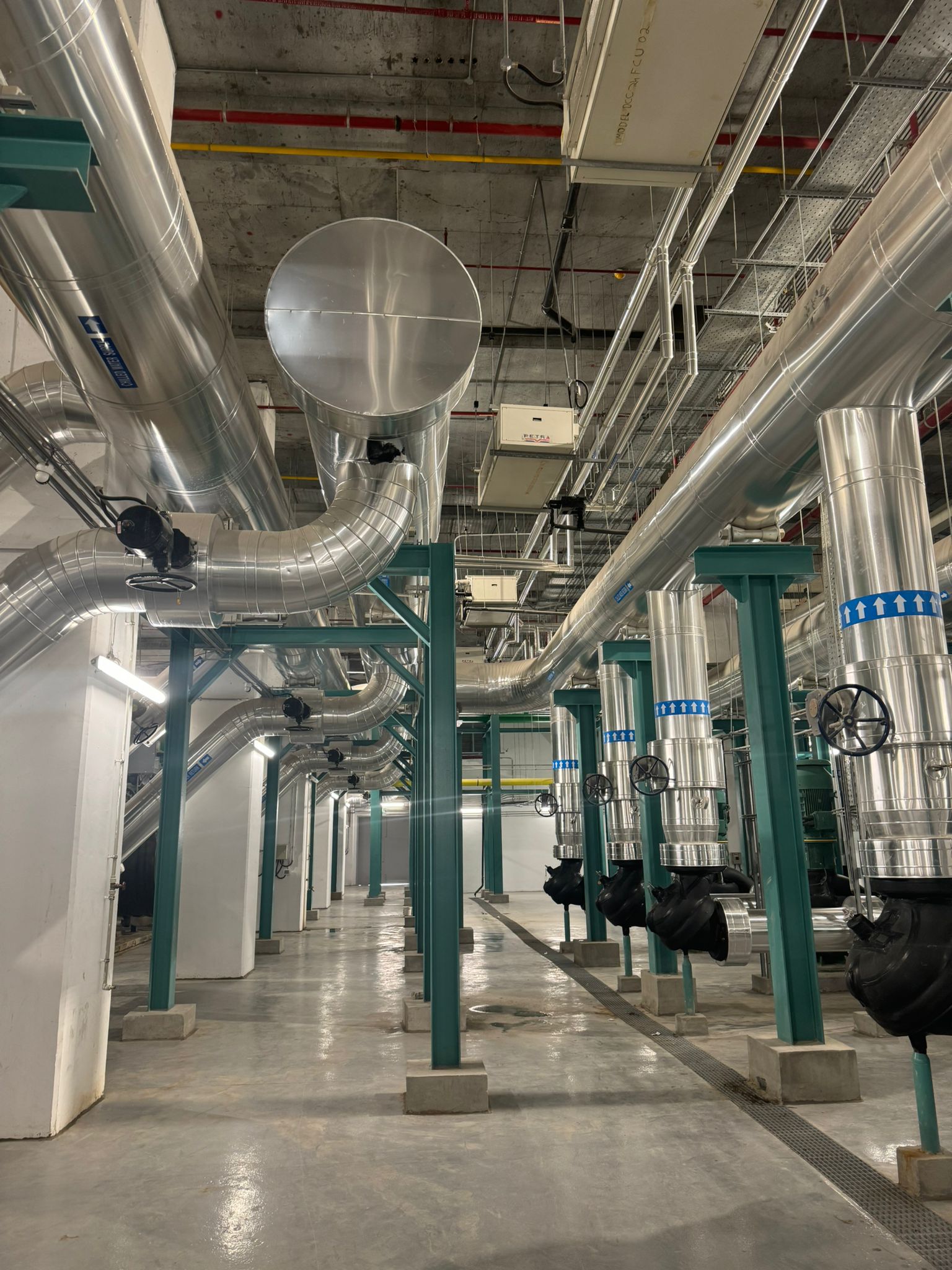 New Seagull HVAC and piping installation work in Kuwait - Industrial electromechanical solutions