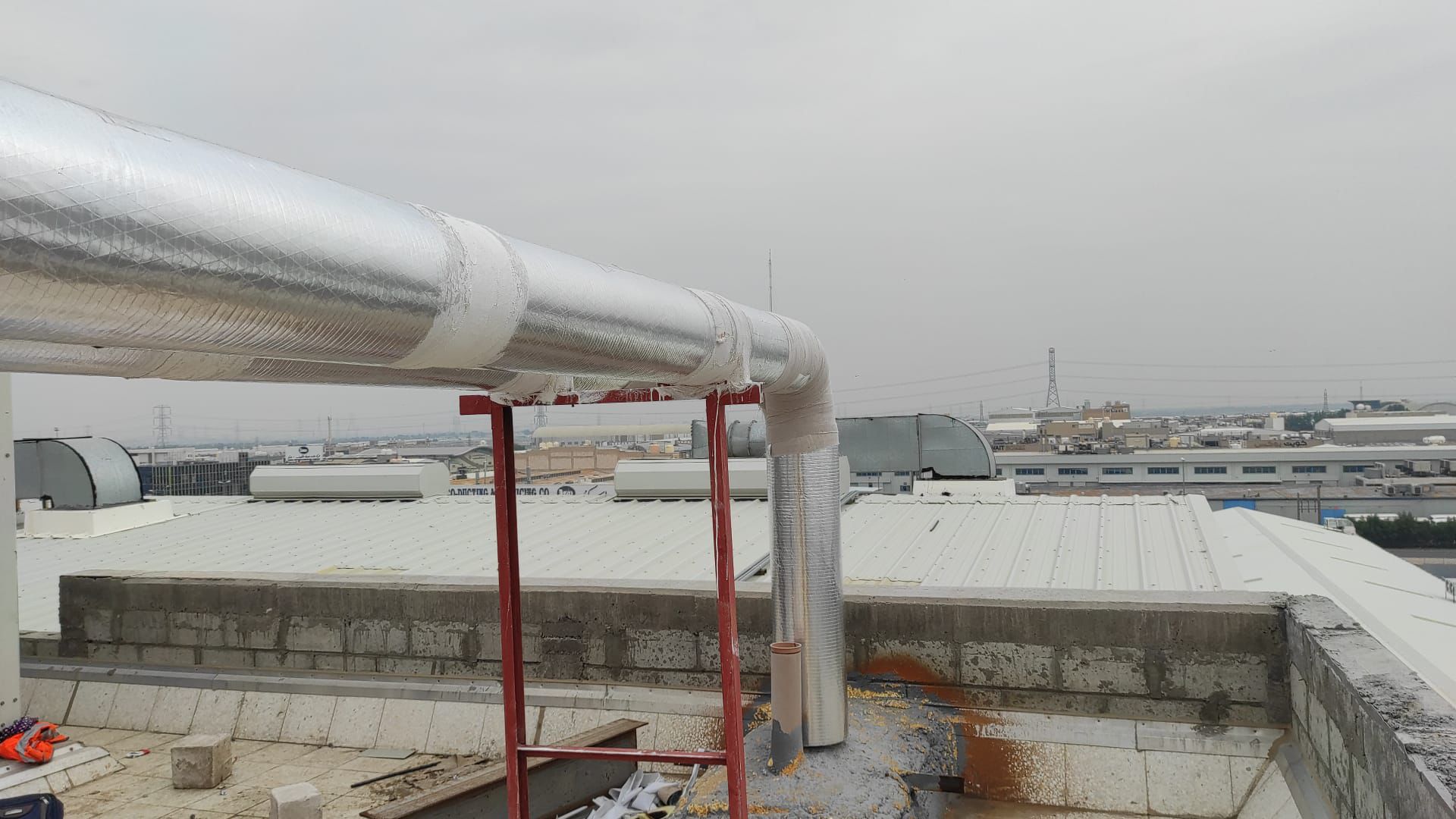 Factory piping installation Kuwait