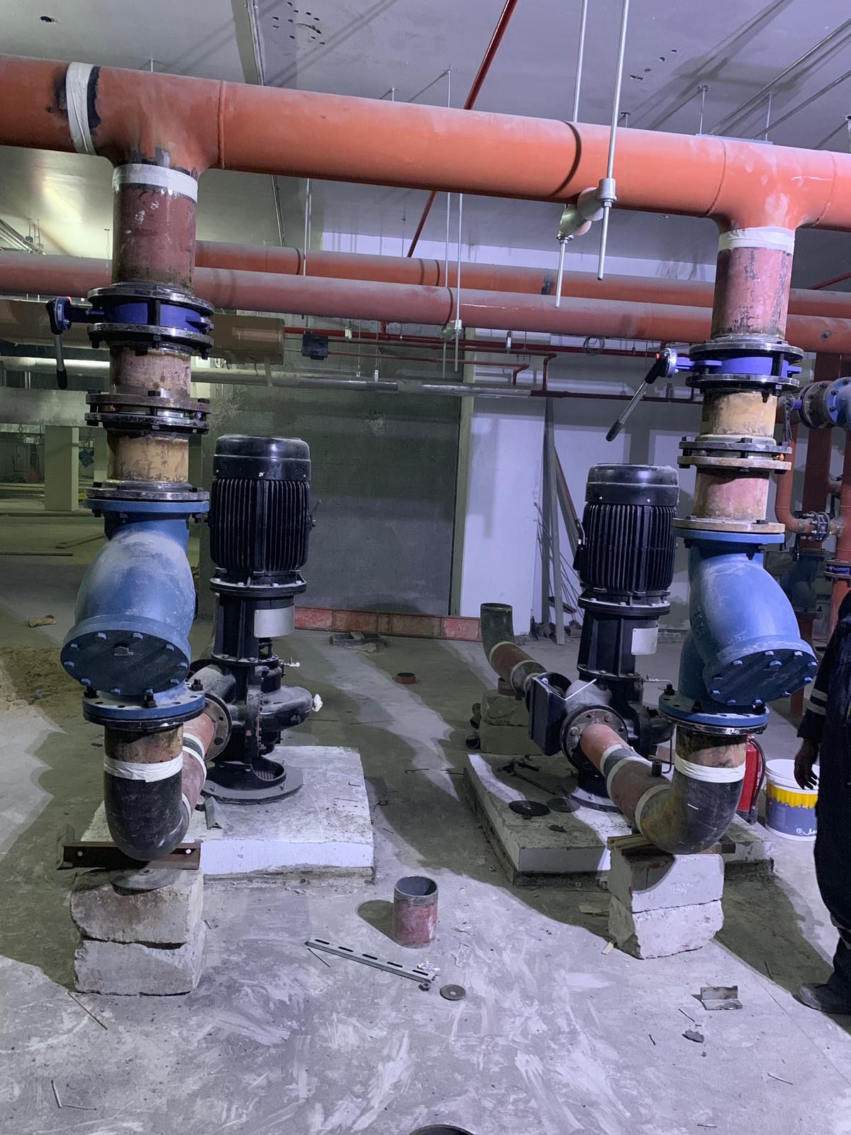 Kuwait University piping systems