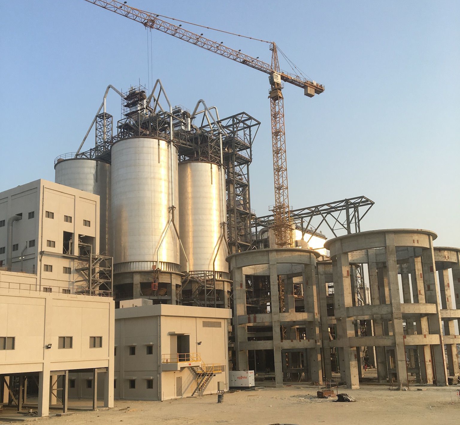 Cement factory HVAC installation Kuwait